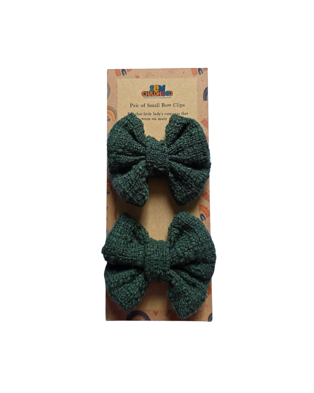 Pair of Small Bow Clips