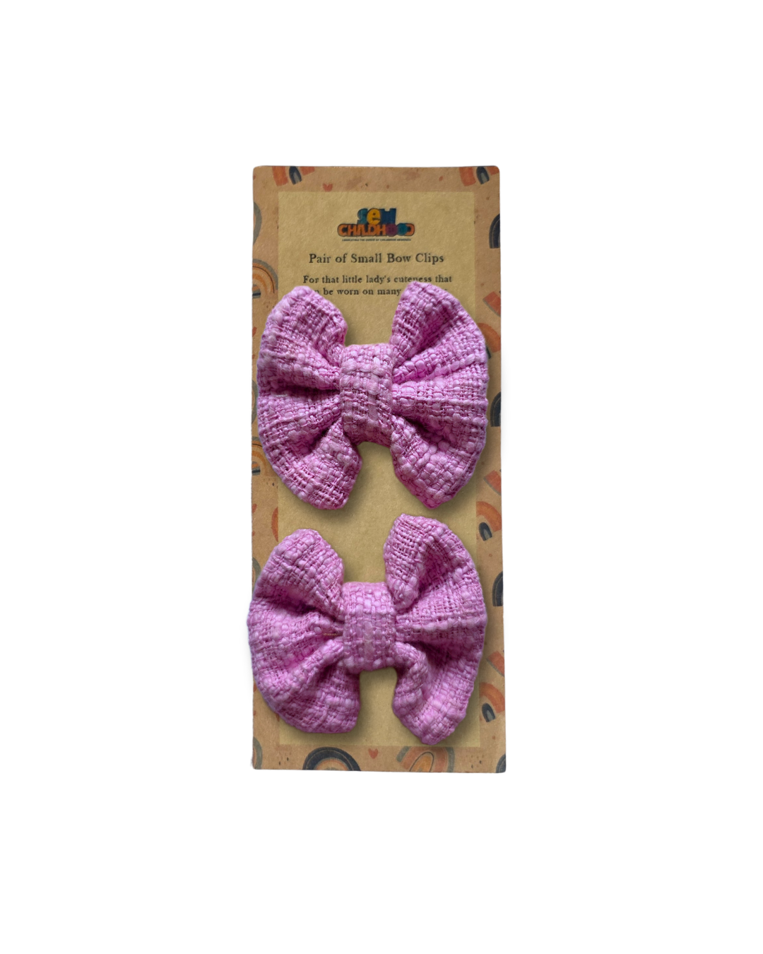 Pair of Small Bow Clips
