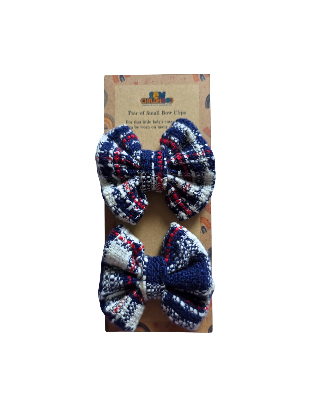 Pair of Small Bow Clips