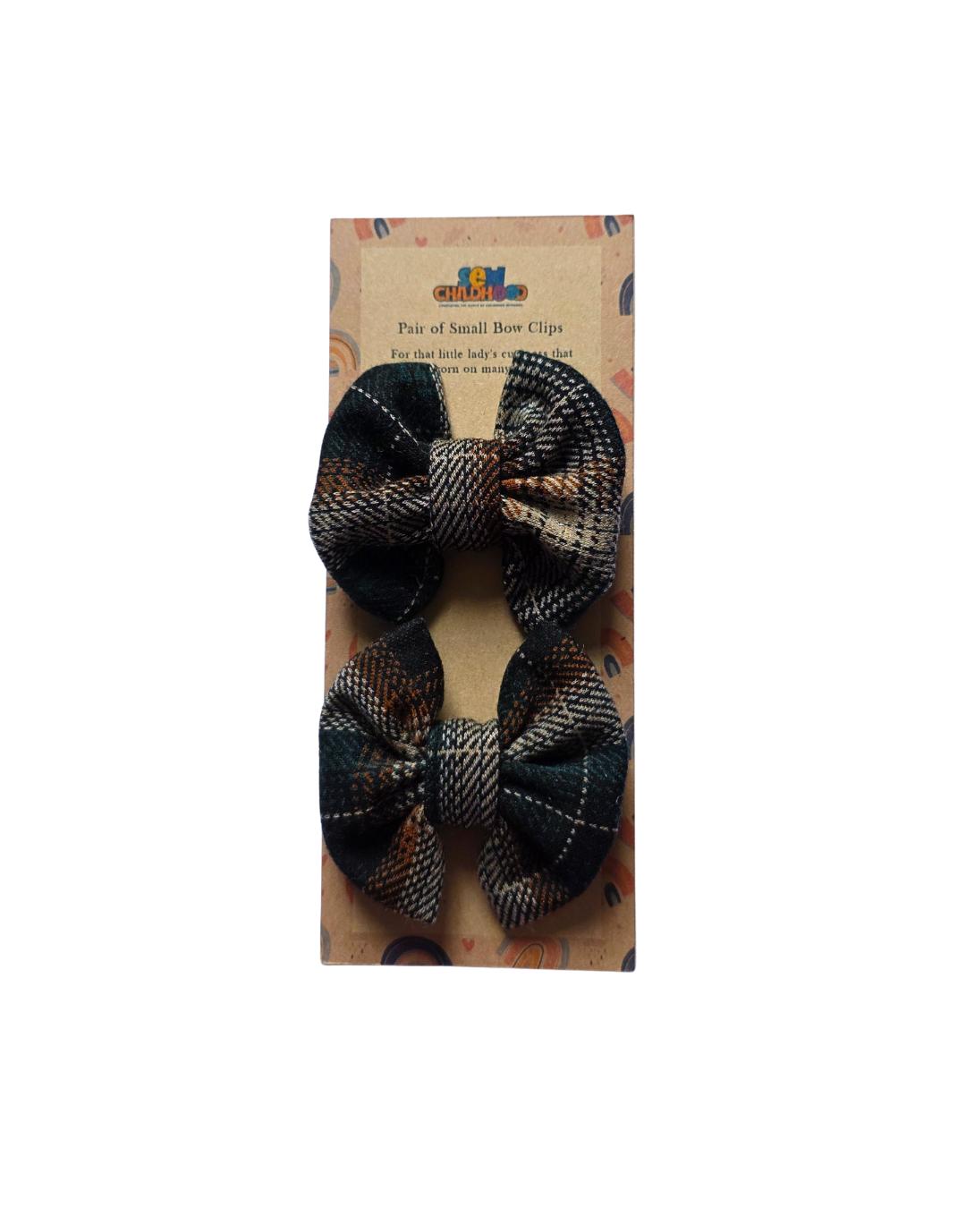 Pair of Small Bow Clips