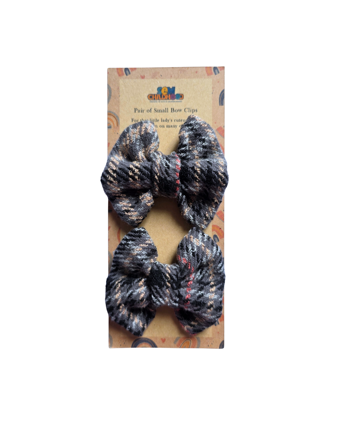 Pair of Small Bow Clips