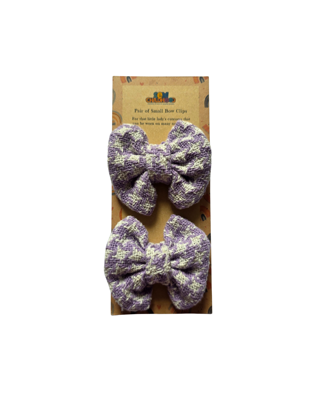 Pair of Small Bow Clips