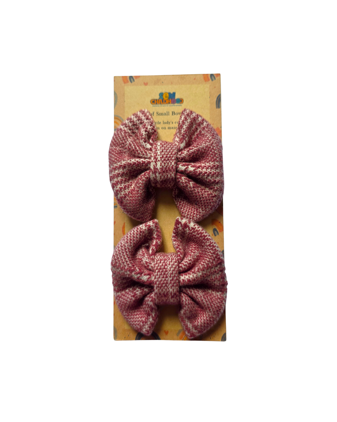 Pair of Small Bow Clips