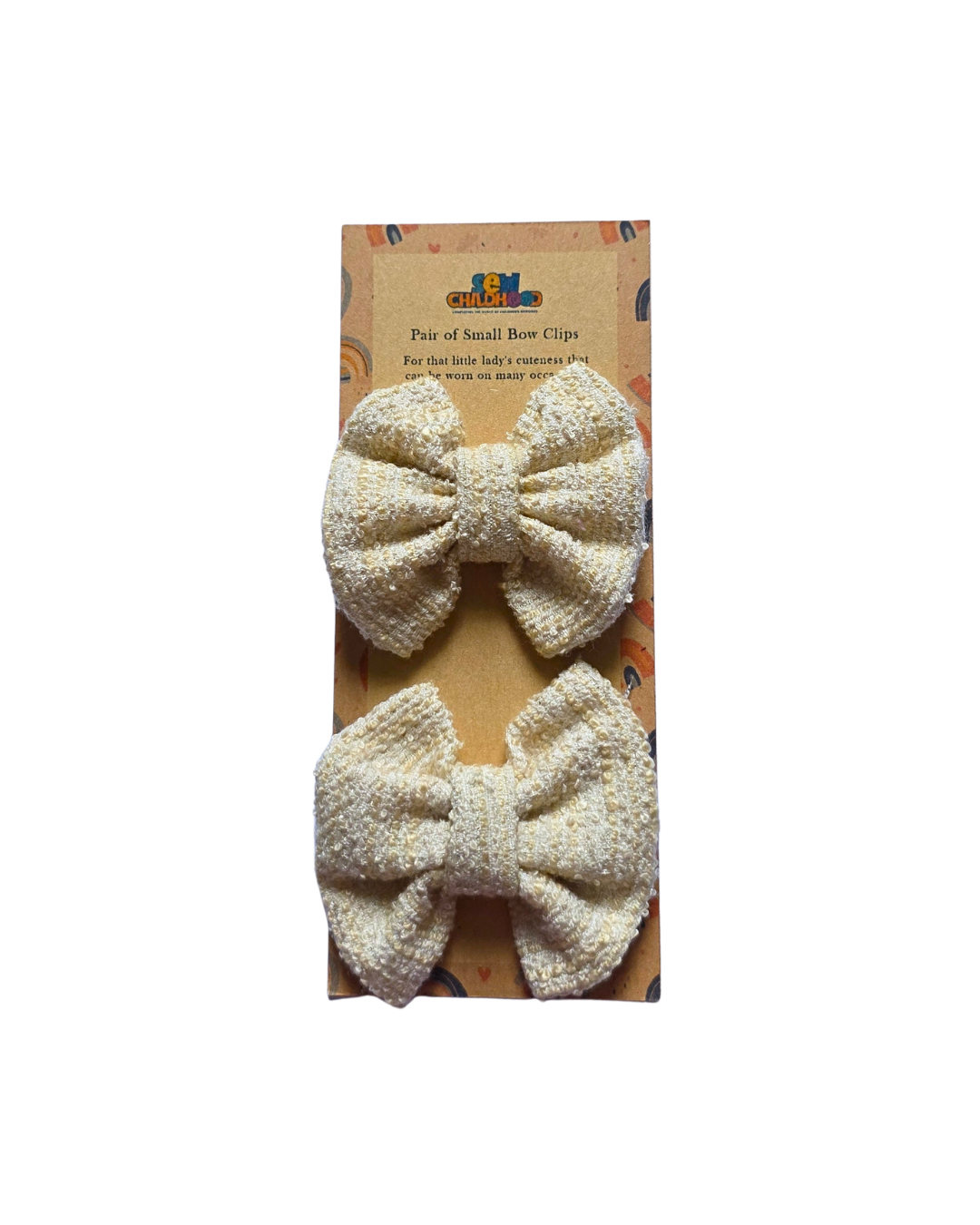 Pair of Small Bow Clips