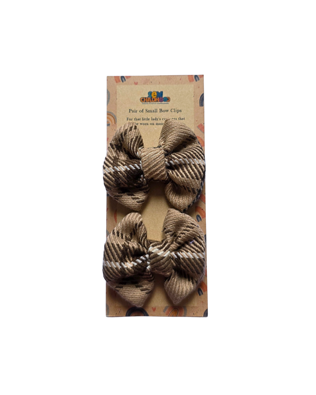 Pair of Small Bow Clips